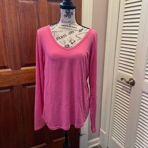 WOOLX Pink Long Sleeve Women's Top L